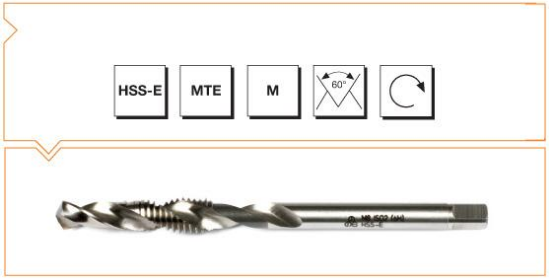 HSS - E MTE Normu Matkap - Kılavuz Kombine Takım