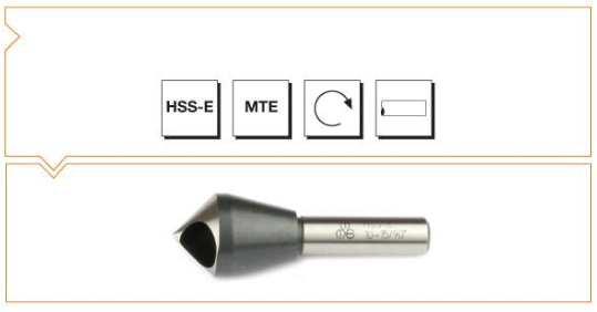 HSS MTE Normu Delikli Havşa Freze