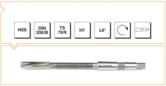 HSS DIN 208 Mors Konik Saplı Makina Raybası